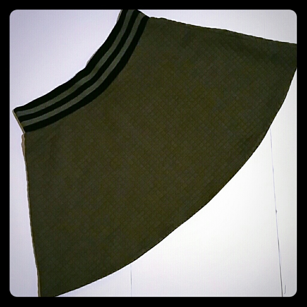 Dark Grey Flared Skater Miniskirt NWOT